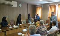  مراسم تقدیر از بازنشستگی  سرکار خانم تولائی