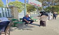 میز خدمت سلامت به مناسبت هفته سالمندان در دانشکده بهداشت برپا شد